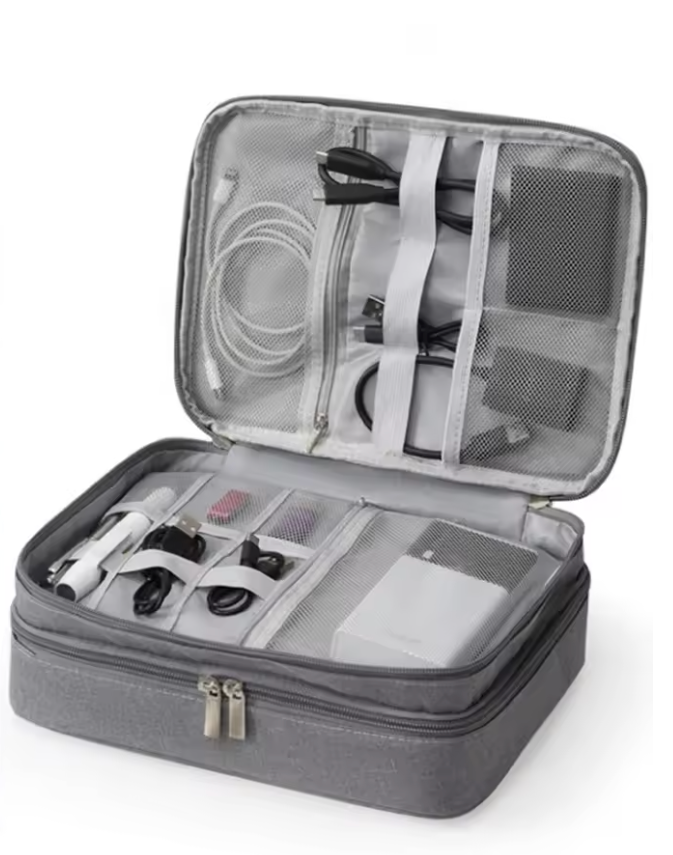 BOLSA MULTIFUNCIONAL PARA ACCESORIOS ELECTRÓNICOS (TECHBAG™)