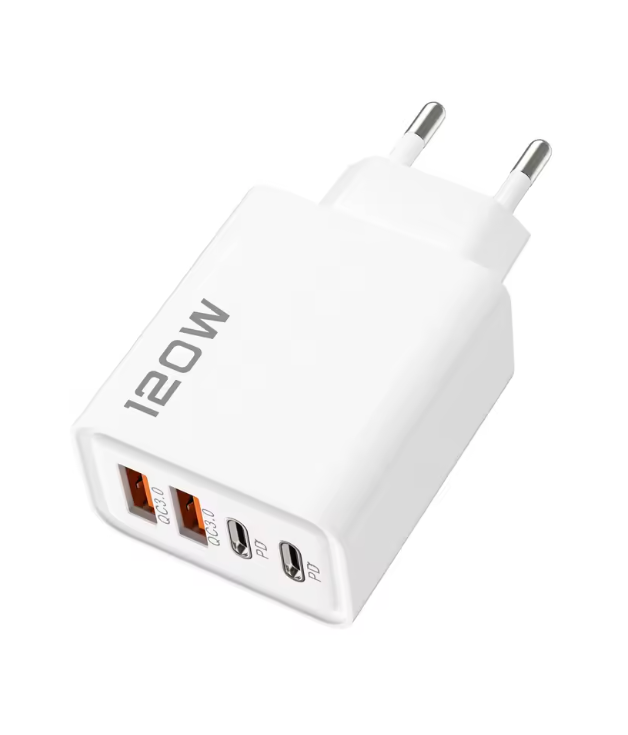 CARGADOR DE CARGA RÁPIDA CON PUERTO USB Y TIPO C (POWERHUB™)