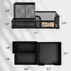 ORGANIZADOR DE ESCRITORIO CON 3 COMPARTIMENTOS (ORGAKIT™)