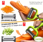 PELADOR DE VERDURAS 3 EN 1 MULTIFUNCIÓN (KITCHENPRO™)