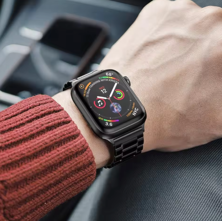 CORREA PARA APPLE WATCH ACERO INOXIDABLE AJUSTABLE (WATCHFIT™)