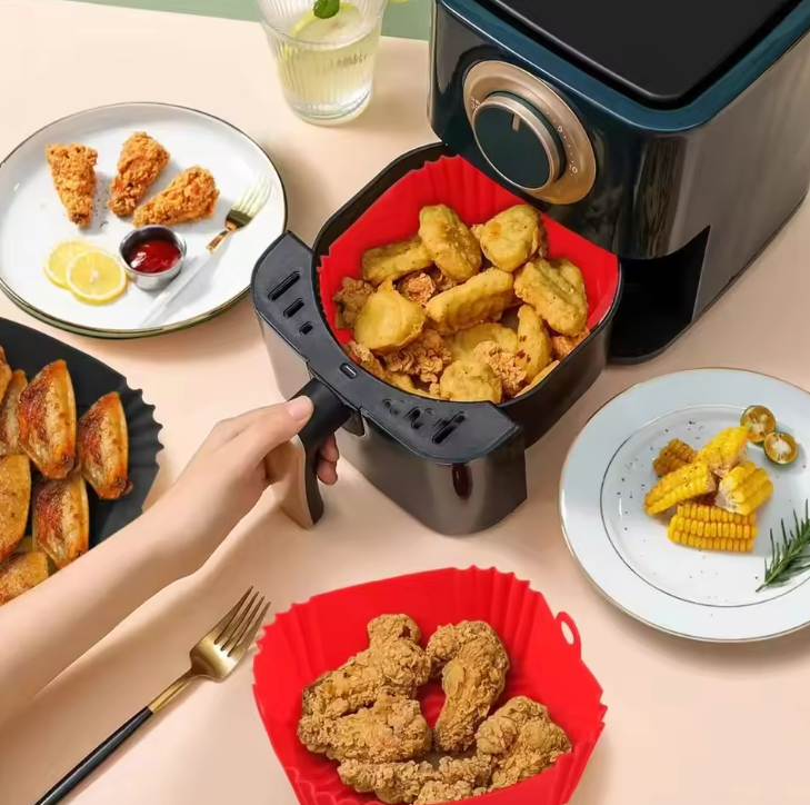 BANDEJA DE SILICONA PARA FREIDORA DE AIRE (AIRBAKE™)