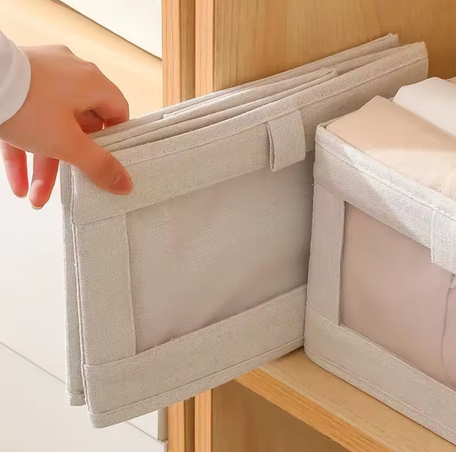 CAJA ORGANIZADORA DE ROPA PLEGABLE (ORGAKIT™) - PACK DE 3