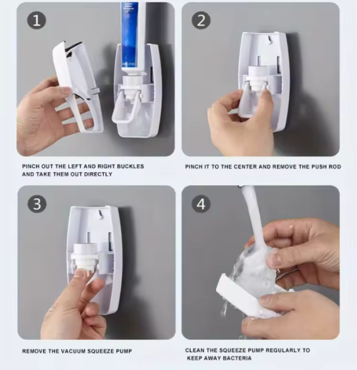 DISPENSADOR AUTOMÁTICO DE PASTA DE DIENTES (CLEANPRESS™)