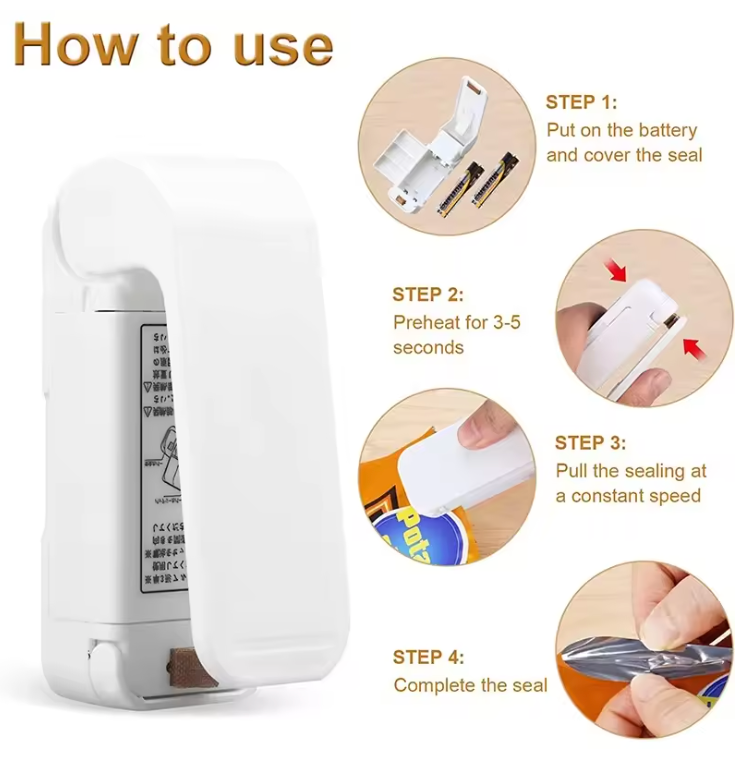 MÁQUINA DE SELLADO DE BOLSAS (MINISEALER™)