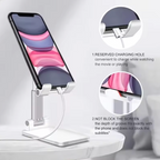 SOPORTE DE TELÉFONO MÓVIL PARA ESCRITORIO (ADJUSTHOLD™)