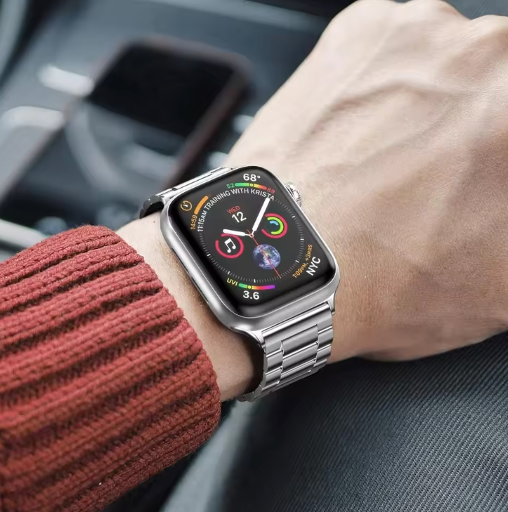 CORREA PARA APPLE WATCH ACERO INOXIDABLE AJUSTABLE (WATCHFIT™)