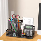 ORGANIZADOR DE ESCRITORIO CON 3 COMPARTIMENTOS (ORGAKIT™)